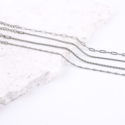 TWISTED ACCENT CHAIN BRACELET