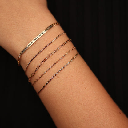 TWISTED ACCENT CHAIN BRACELET
