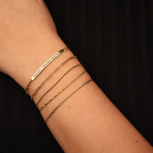 TWISTED ACCENT CHAIN BRACELET