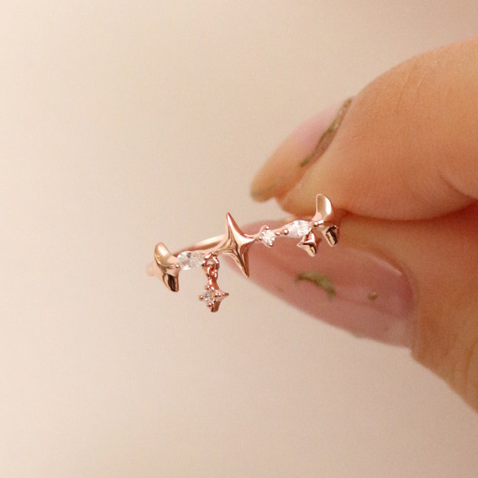 Star crown ring