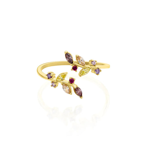 Vivid laurel ring