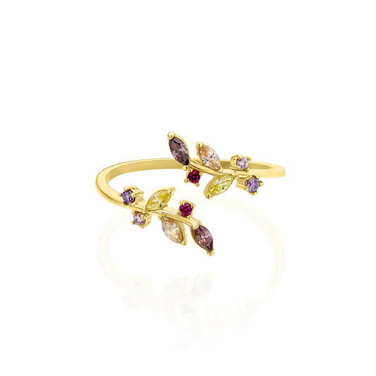 Vivid laurel ring