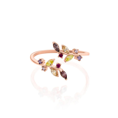 Vivid laurel ring