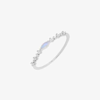 Pink Moonstone Ring